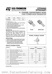 STP6NA60 datasheet pdf ST Microelectronics