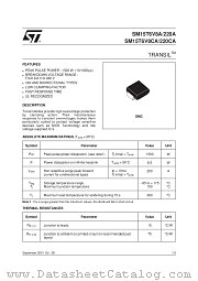 SM15T36CA datasheet pdf ST Microelectronics