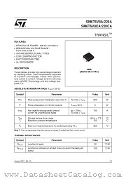SM6T33CA datasheet pdf ST Microelectronics