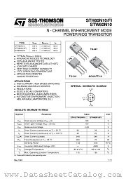 STW60N10 datasheet pdf ST Microelectronics