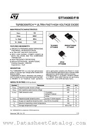 STTA506D datasheet pdf ST Microelectronics