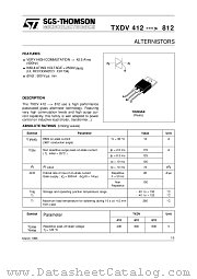 TXDV612 datasheet pdf ST Microelectronics