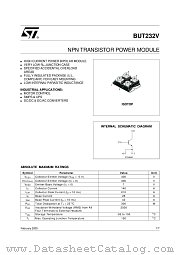 BUT232V datasheet pdf ST Microelectronics