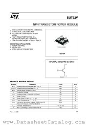 BUT32V datasheet pdf ST Microelectronics