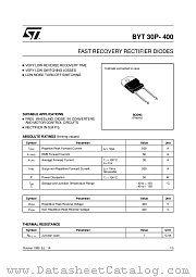 BYT30P-400 datasheet pdf ST Microelectronics
