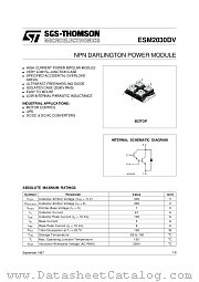 ESM2030DV datasheet pdf ST Microelectronics