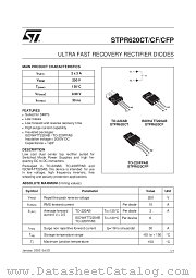 STPR620CF datasheet pdf ST Microelectronics