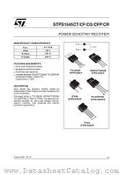 STPS1545CR datasheet pdf ST Microelectronics