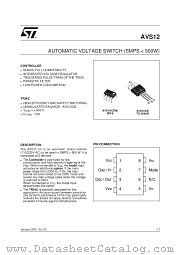 AVS12CB datasheet pdf ST Microelectronics
