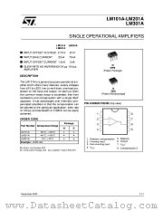 LM101ADT datasheet pdf ST Microelectronics