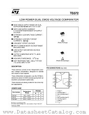 TS372ID datasheet pdf ST Microelectronics