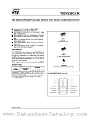 TS3V339IN datasheet pdf ST Microelectronics