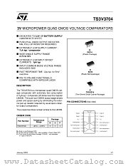TS3V3704IN datasheet pdf ST Microelectronics