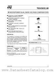 TS3V393IN datasheet pdf ST Microelectronics