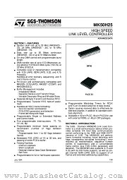 MK50H25Q datasheet pdf ST Microelectronics