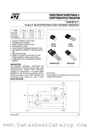 VNP7N04FI datasheet pdf ST Microelectronics