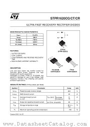 STPR1620CR datasheet pdf ST Microelectronics