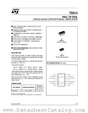 TS914 datasheet pdf ST Microelectronics