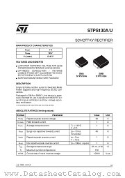 STPS130A datasheet pdf ST Microelectronics