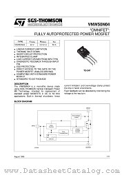 VNW50N04 datasheet pdf ST Microelectronics