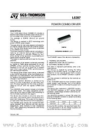 L6287 datasheet pdf ST Microelectronics