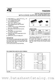 74AC244B datasheet pdf ST Microelectronics
