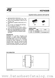 HCF4030BM1 datasheet pdf ST Microelectronics