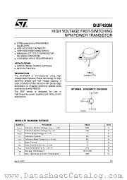 BUF420M datasheet pdf ST Microelectronics