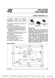 VIPER100SP datasheet pdf ST Microelectronics