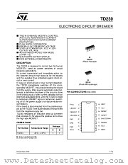 TD230 datasheet pdf ST Microelectronics