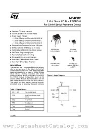 M34C02-R datasheet pdf ST Microelectronics