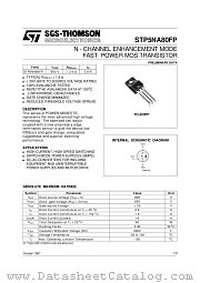 STP5NA80FP datasheet pdf ST Microelectronics