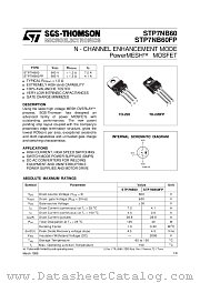 STP7NB60 datasheet pdf ST Microelectronics