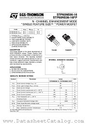 STP60NE06-16 datasheet pdf ST Microelectronics