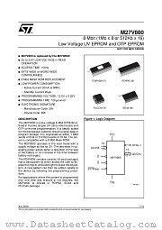 M27V800 datasheet pdf ST Microelectronics