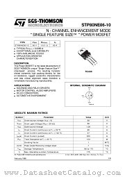 STP80NE06-10 datasheet pdf ST Microelectronics