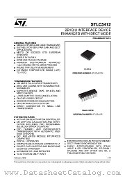 STLC5412FN datasheet pdf ST Microelectronics