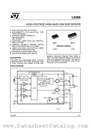 L6386D datasheet pdf ST Microelectronics