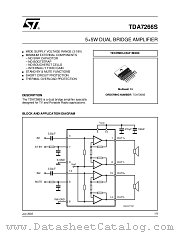 TDA7266S datasheet pdf ST Microelectronics