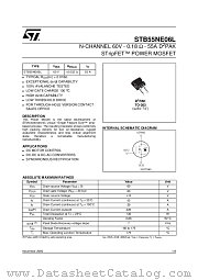 STB55NE06L datasheet pdf ST Microelectronics
