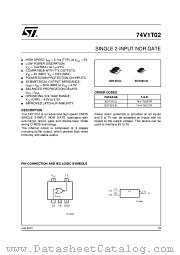 74V1T02CTR datasheet pdf ST Microelectronics