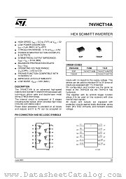74VHCT14AMTR datasheet pdf ST Microelectronics