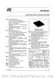 ST10C167 datasheet pdf ST Microelectronics
