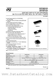 ST72T121J2T6 datasheet pdf ST Microelectronics
