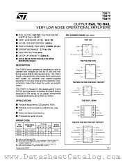 TS971 datasheet pdf ST Microelectronics