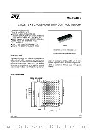 M3493B2 datasheet pdf ST Microelectronics
