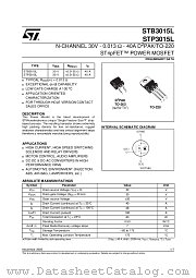 STB3015L datasheet pdf ST Microelectronics