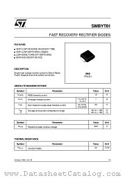 SMBYT01-400 datasheet pdf ST Microelectronics