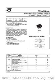 STS4DNF60L datasheet pdf ST Microelectronics
