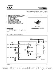 TDA7266M datasheet pdf ST Microelectronics